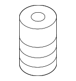 817382V000 - Body: Hood Bumper for Kia: Carnival, Forte, Forte5, K5, Niro, Niro EV, Optima, Sedona, Soul, Soul EV, Sportage Image