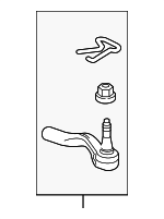 4547059145 - : Outer Tie Rod for Lexus: LS500, LS500h Image