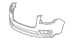 2013-2017 GMC Front Upper Bumper Cover 23350830 | GM OEM Parts Outlet