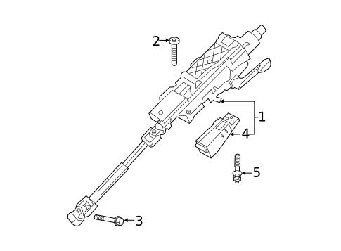 Steering Column Assembly for 2013 Mini Cooper #0
