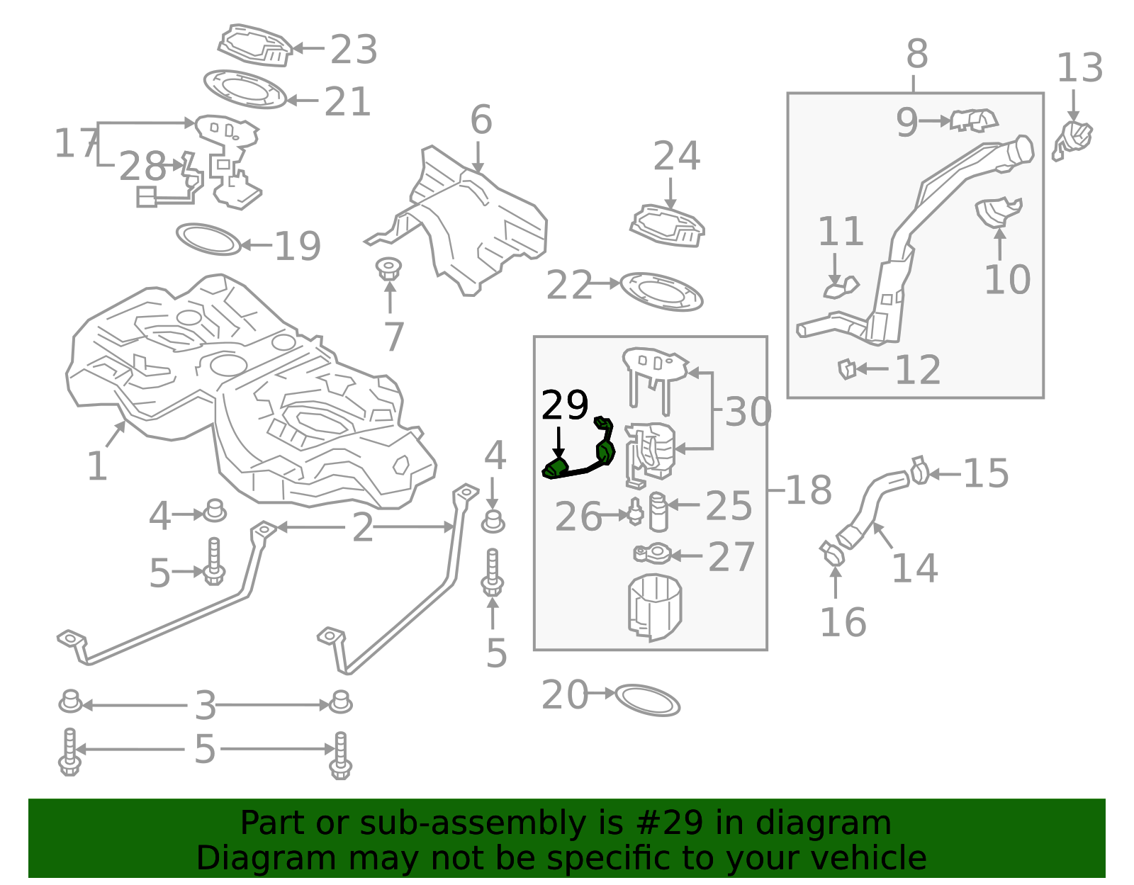 Bdjd BDJD-60-960 - Fuel Gauge Sending Unit 2019-2025 Mazda 3 | MazdaParts.US ...