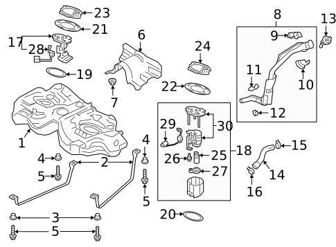 Fuel Pumps & Related Components for 2024 Mazda 3 #0