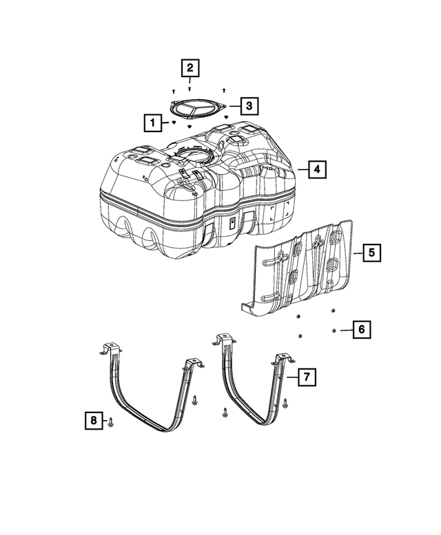 6509783AA - Fuel and Accelerator Pedal: Pan Head Screw for Mopar Image