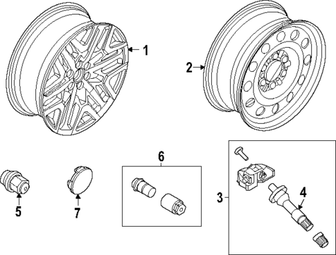 Wheels for 2025 Ford Expedition #1
