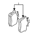 8E0698451L - : Brake Pads for Volkswagen: Passat Image
