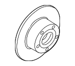 8D0615601A - Brakes: Disc Brake Rotor for Volkswagen Image