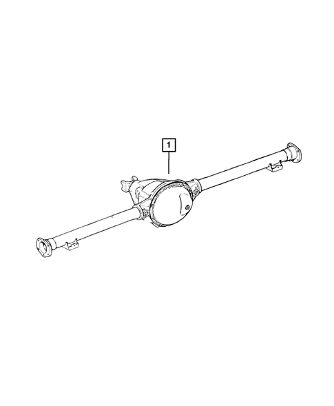 Rear Axle for 2004 Dodge Dakota #0