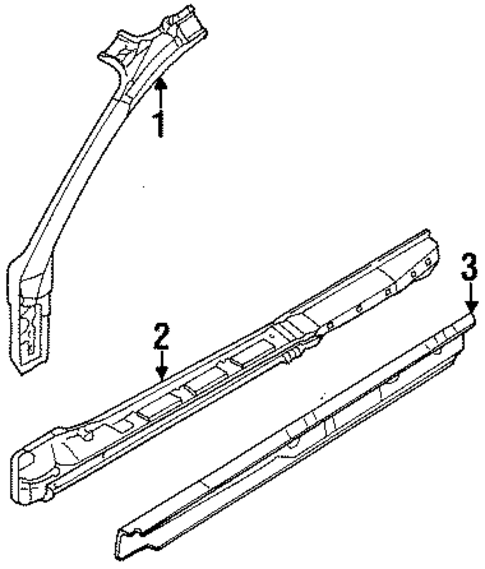Rocker for 1998 Dodge Avenger #0