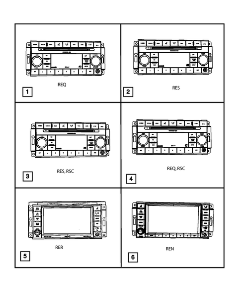 Radio, Antenna, Speakers, DVD, and Video systems for 2009 Dodge Challenger #1