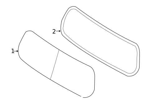 Glass & Hardware for 2019 Smart EQ fortwo #0