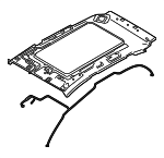 85410D3040YAK - Body: Headliner for Hyundai: Tucson Image