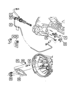 4668977AA - Clutch: Clip, Mounting for Mopar Image