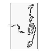 81320T1000 - : Door Lock Actuator Motor for Genesis: Electrified G80, G80 Image