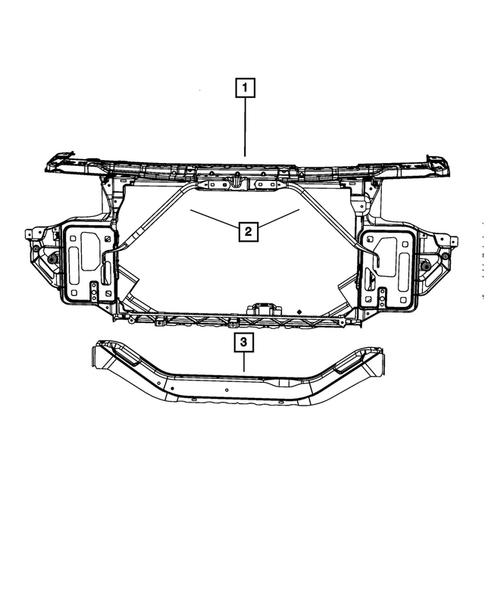 Radiator and Related Parts; Charge Air Cooler for 2008 Dodge Avenger #1