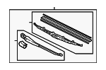 76740S9VA01 - Body: Wiper Arm Assembly for Honda: Pilot Image