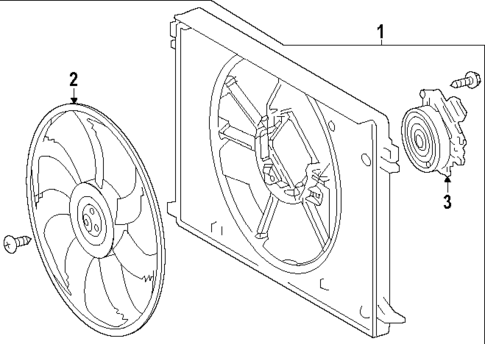 Cooling Fan for 2025 Lexus RX350h #0
