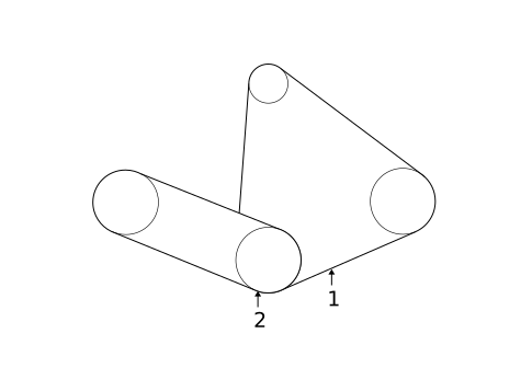 Belts & Pulleys for 2003 Lexus RX300 #0