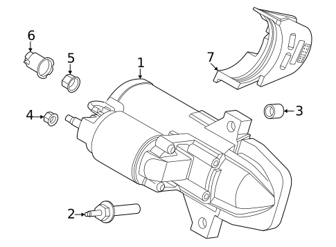 Starter & Related Components for 2025 Ford Maverick #0