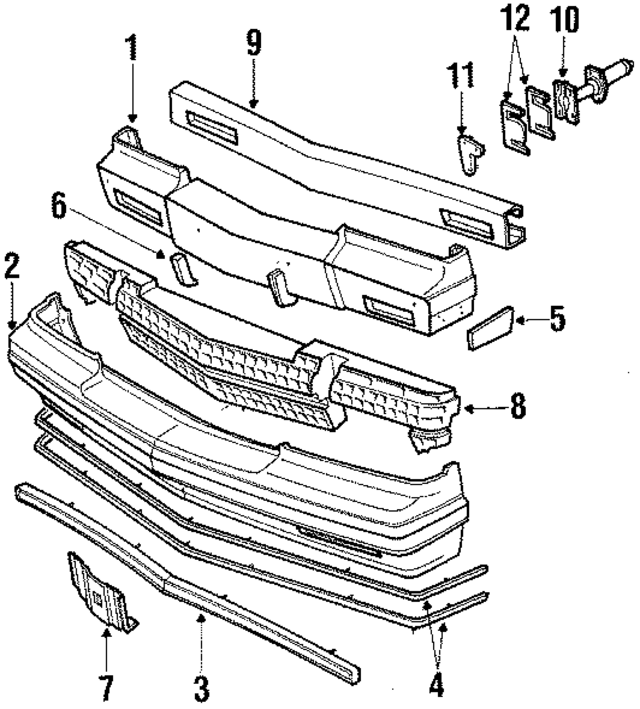 5972840 - Body: Bumper Cover for GM Image