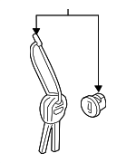 815213TA00 - Body: Cylinder &amp; Keys for Kia: Cadenza, K900 Image