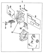 F4BZ18478A - HVAC: Heater Assembly for Ford: Aspire Image