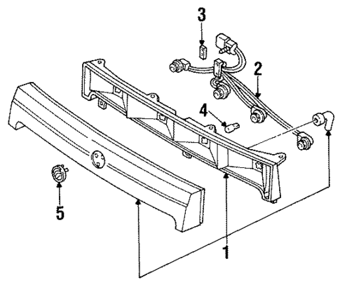 Headlamp Components for 1994 Mercury Villager #1