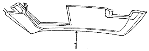 Interior Trim - Roof for 1996 Mercury Cougar #0