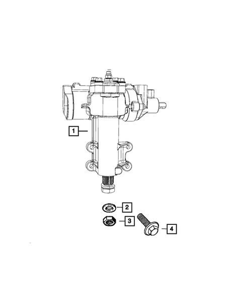 Steering Gear for 2007 Jeep Wrangler #0