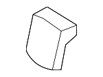 4M0858400 - Body: Sun-visor Wedge for Audi Image