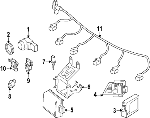 Parking Aid for 2023 Mercedes-Benz SL43 AMG #0
