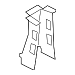 DV6Z61116A66A - Body: Bracket for Ford: Transit Connect Image