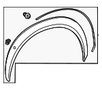 7560146020C0 - Body: Wheel Opening Molding for Lexus: RZ300e, RZ450e Image