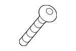 30776072 - Body: Bumper Splash Shield Screw for Volvo Image