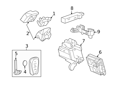 Keyless Entry Components for 2017 Chevrolet Cruze #1