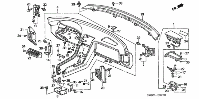 Instrument Panel for 2004 Acura NSX #0