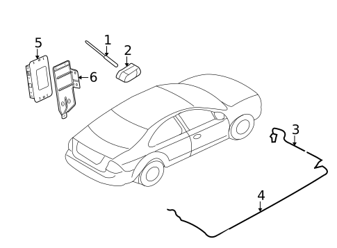Antenna & Radio for 2007 Ford Fusion #0