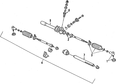 Steering Gear & Linkage for 1989 Mercury Tracer #0