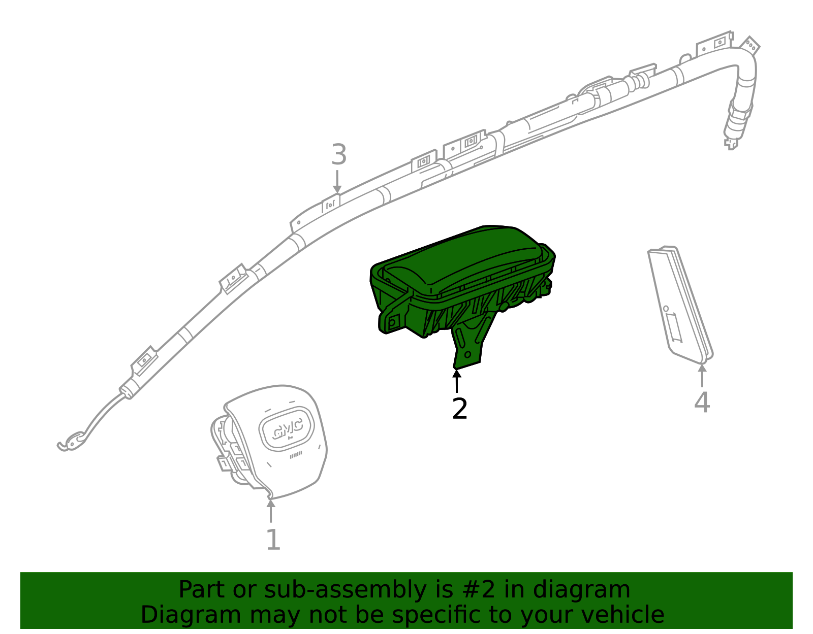 2019-2026 GM Airbag 85786171 | Awesome Parts GM
