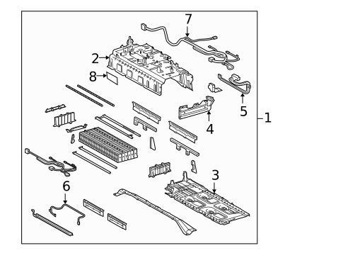 Battery & Related Components for 2010 Lexus HS250h #1