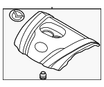 PX04102F0 - : Engine Cover for Mazda: CX-30, CX-50 Image