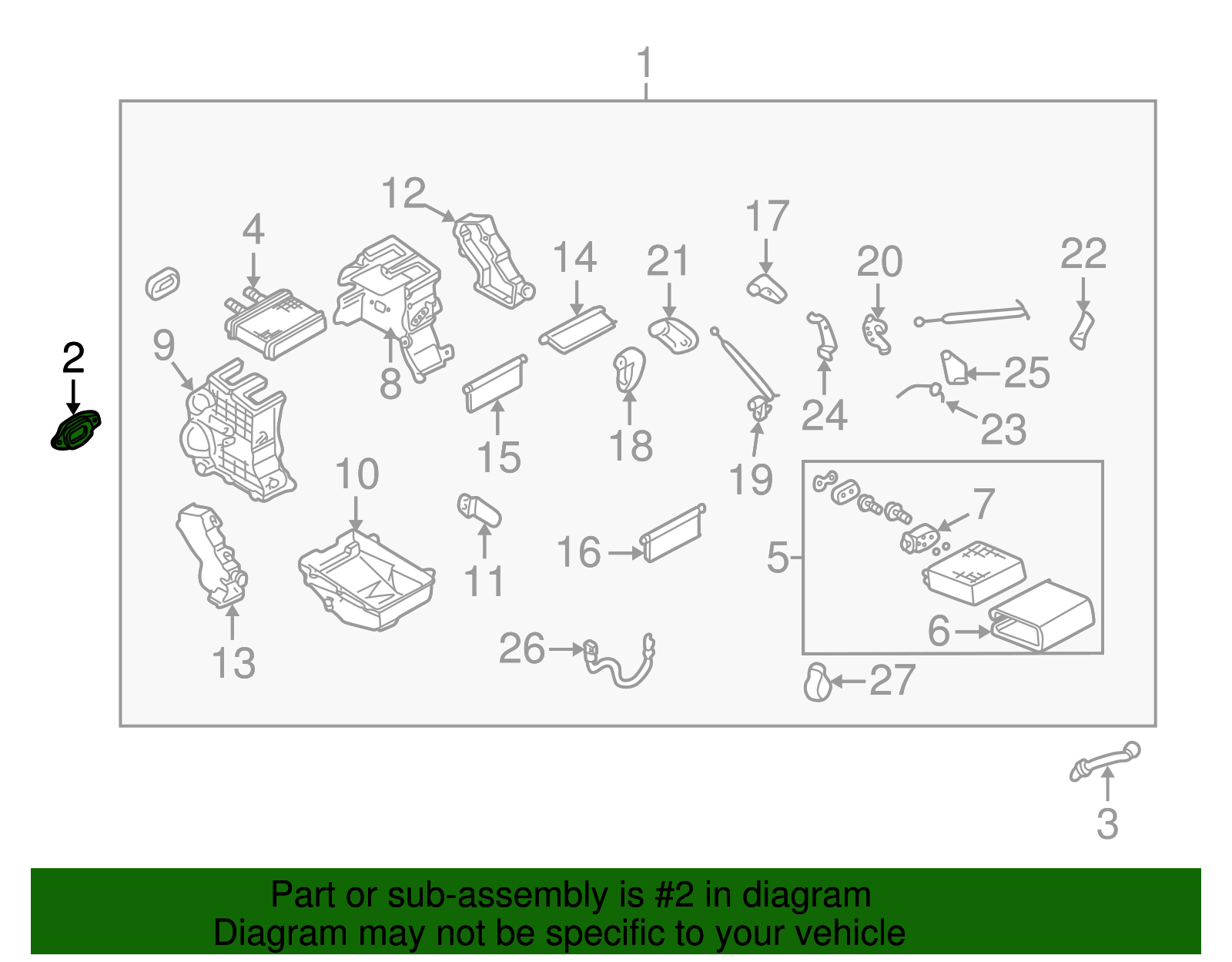 Grommet - Nissan (92560-5M000)