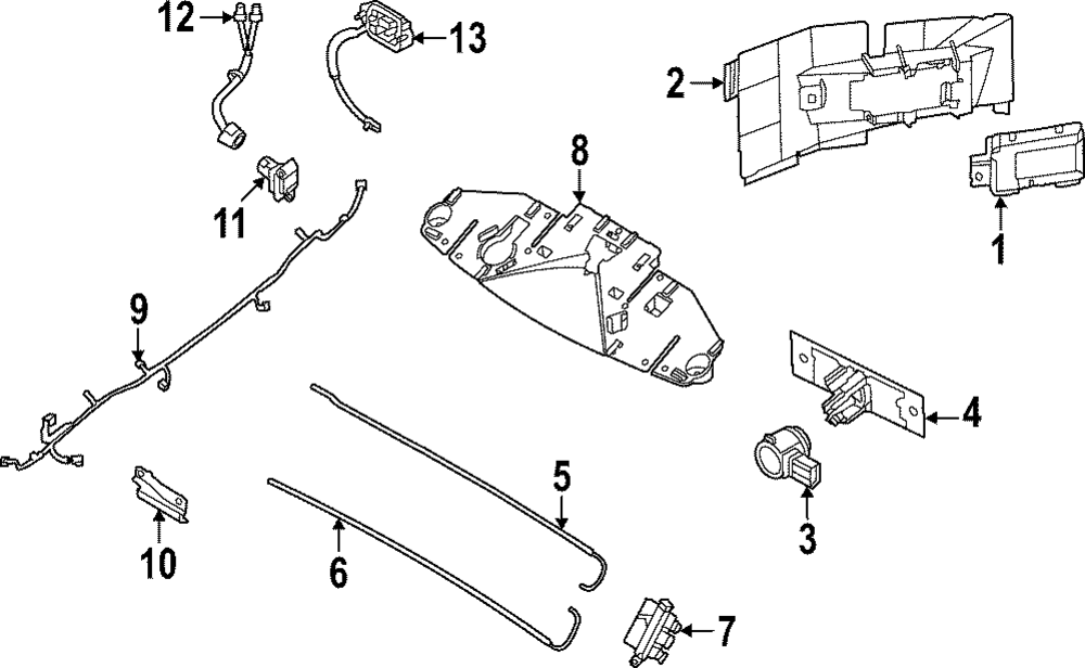 28533-6TA0A - Park Sensor Cover 2022-2024 Nissan Pathfinder
