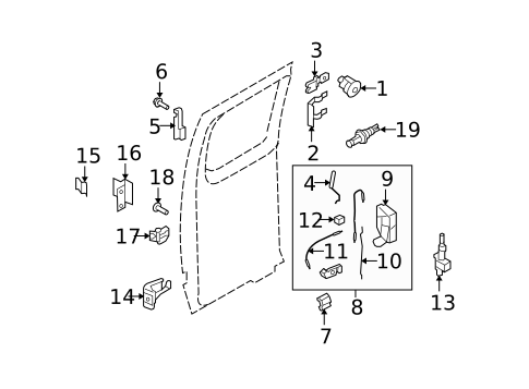 Hardware for 2011 Ford E-150 #0