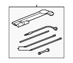 19421184 - Body: Tool Bag for Cadillac: Escalade ESV | Chevrolet: Silverado 1500, Silverado 2500 HD, Silverado 3500 HD, Suburban 1500, Suburban 2500 | GMC: Sierra 1500, Sierra 2500 HD, Sierra 3500 HD, Yukon XL 1500, Yukon XL 2500 Image