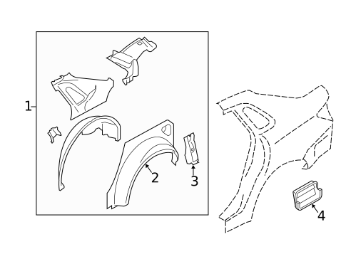 Inner Structure for 2014 Subaru Impreza #1