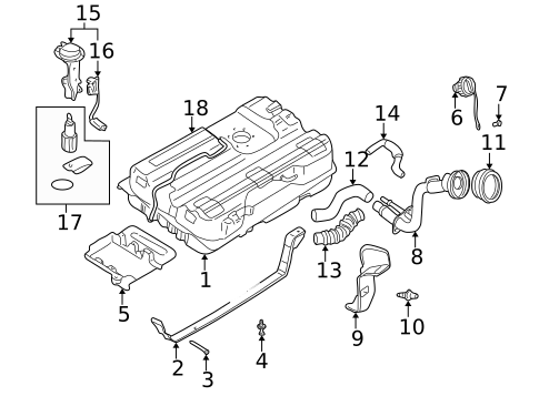 Hardware, Fasteners & Fittings for 2002 Nissan Quest #0