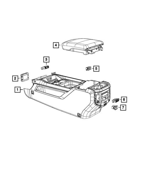 Power Distribution Center, Fuse Block, Junction Block, Relays and Fuses for 2019 Ram 1500 #2