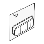 91101AE01A - Body: Access Panel for Subaru: Baja Image