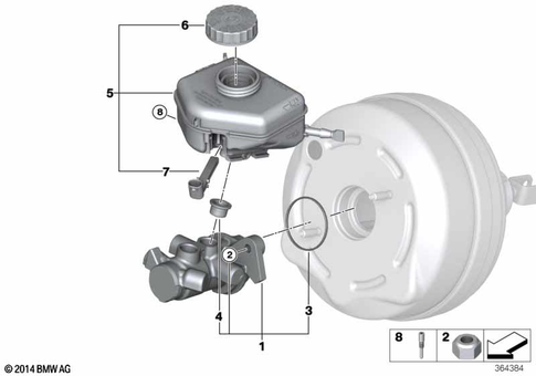 Brake Master Cylinder for 2017 BMW M4 CS #0