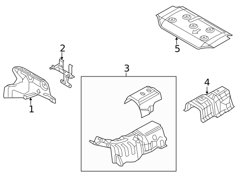 Heat Shields for 2014 Mazda CX-5 #0